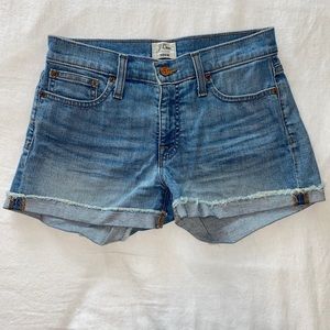 J. Crew Denim Jean Shorts Size 25